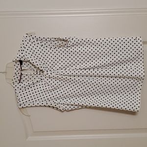 Tommy Hilfiger Women's Medium Polka Dot Blouse